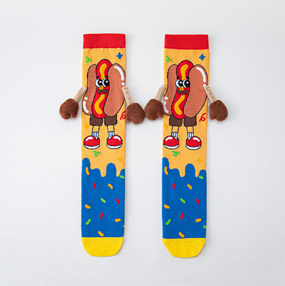Silly Treats 3D Knee-High Crazy Socks