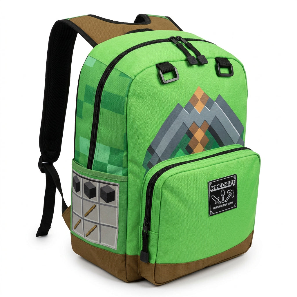 Minecraft Kids Waterproof Backpack Collection