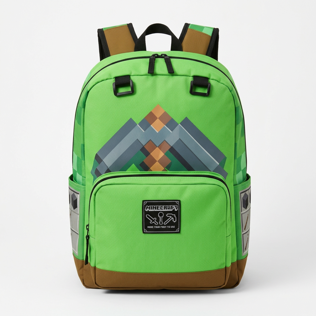 Minecraft Kids Waterproof Backpack Collection
