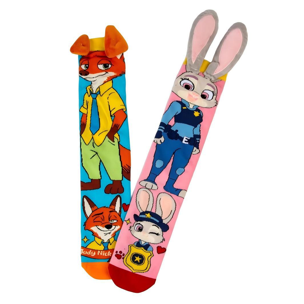 Disney Zootopia 3D Knee-High Crazy Socks