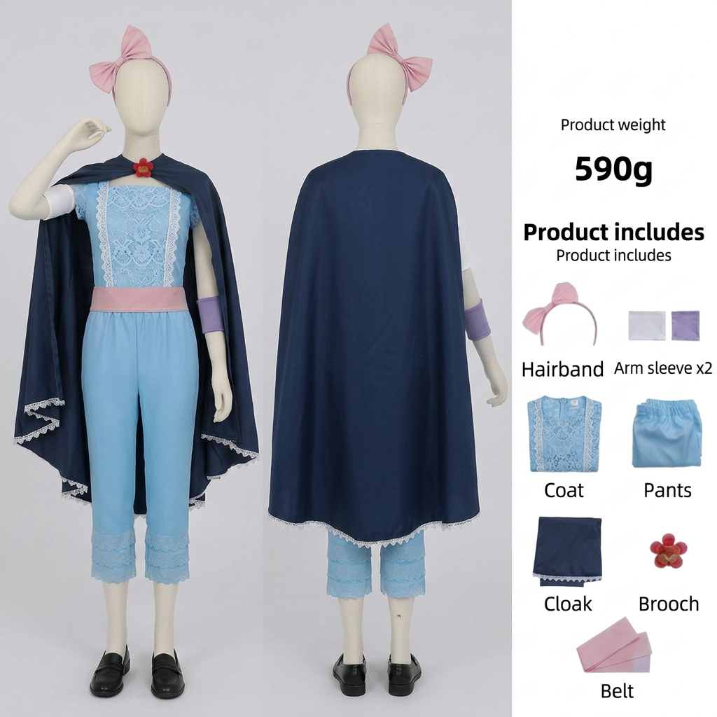 Women's Bo Peep Blue Shepherdess Costume