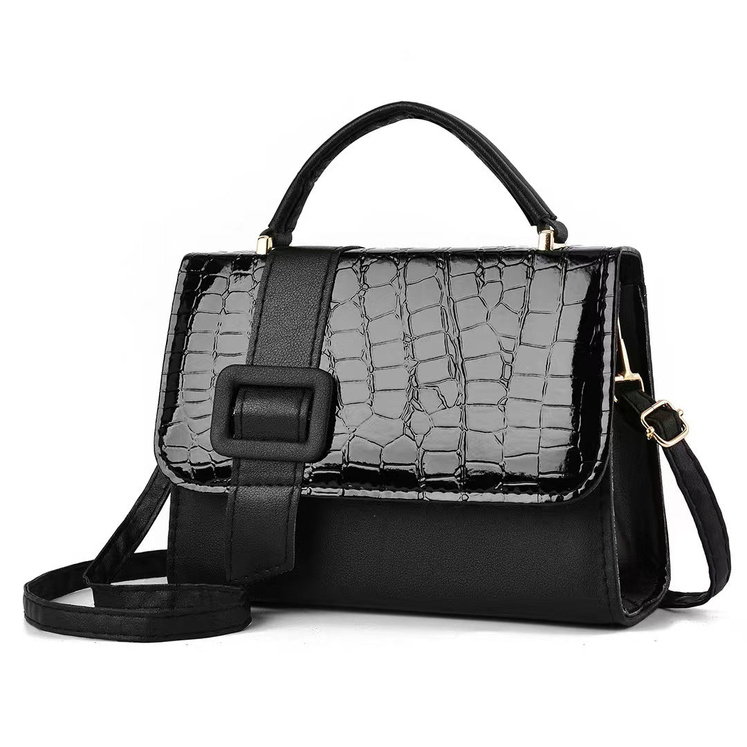 Linear Buckle Crossbody / Handbag