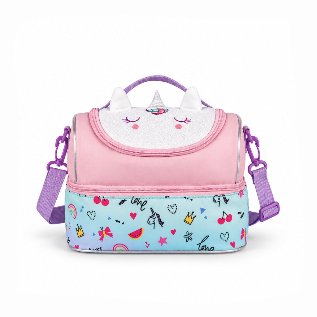 Supercute Magic Unicorn School Backpack & Lunch Bag Set
