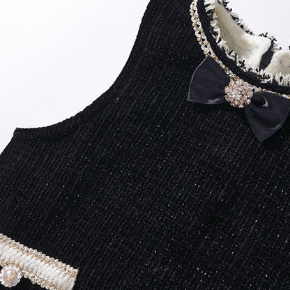 Girls La Belle Velvet Warm Dress