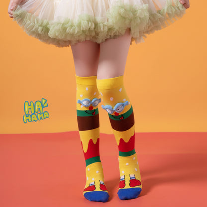 Silly Treats 3D Knee-High Crazy Socks