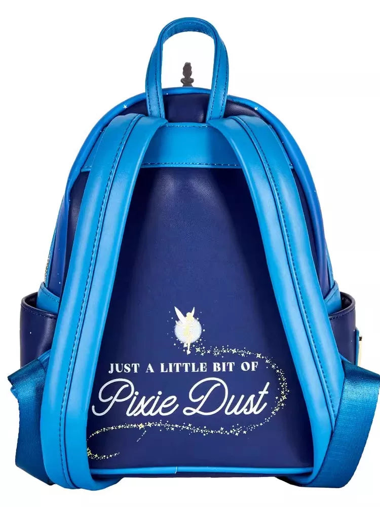 Loungefly x Disney Peter Pan Clock Glow in the Dark Mini Backpack