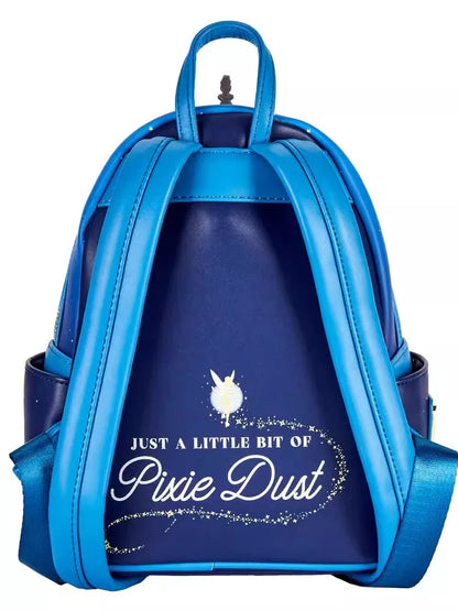 Loungefly x Disney Peter Pan Clock Glow in the Dark Mini Backpack