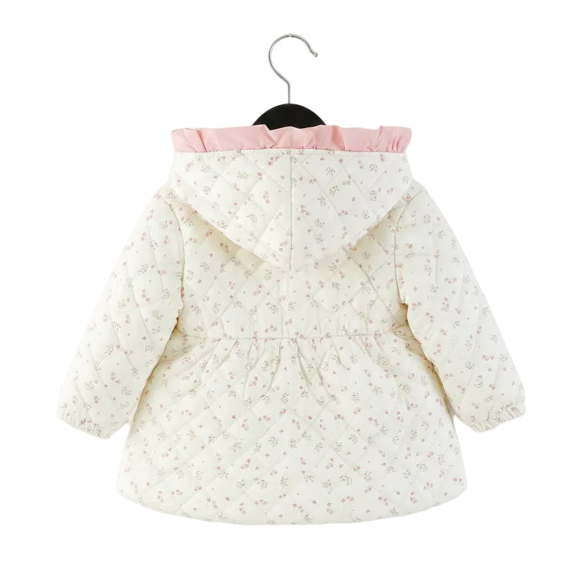 Girls' Flora Bow Hooded Jacket