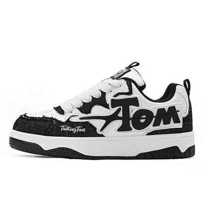 TALKING TOM | Sports Board Shoes - Black/White