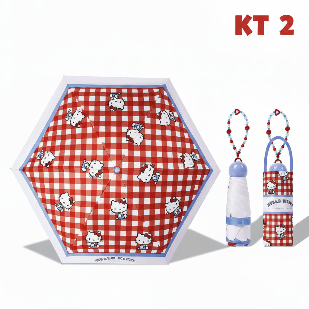 Sanrio Hello Kitty Compact Folding Umbrella