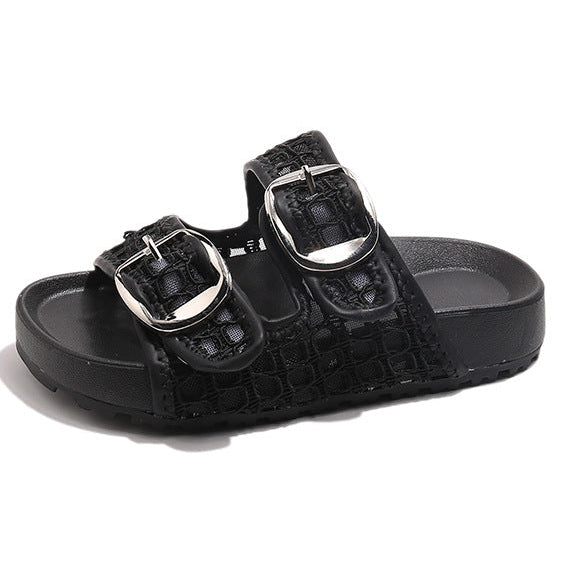 Girls Glamour Buckle Comfortable Sandals