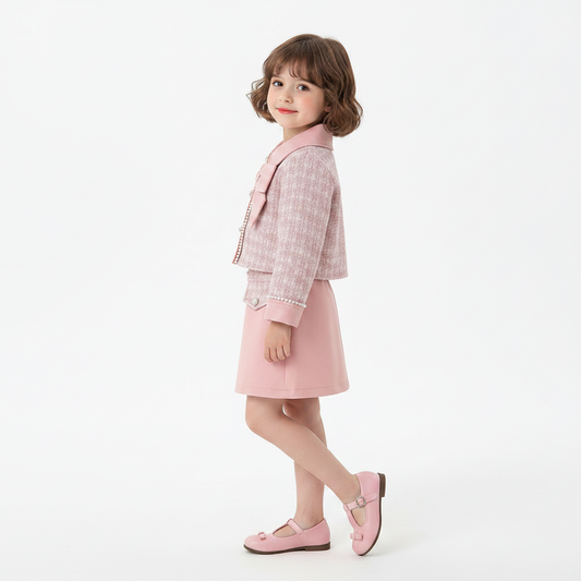 Girls' Chantel Long Sleeves  Casual Suit - 2-Piece Outfit Set