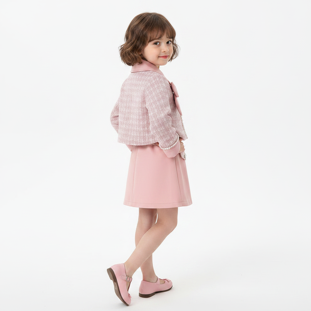 Girls' Chantel Long Sleeves  Casual Suit - 2-Piece Outfit Set