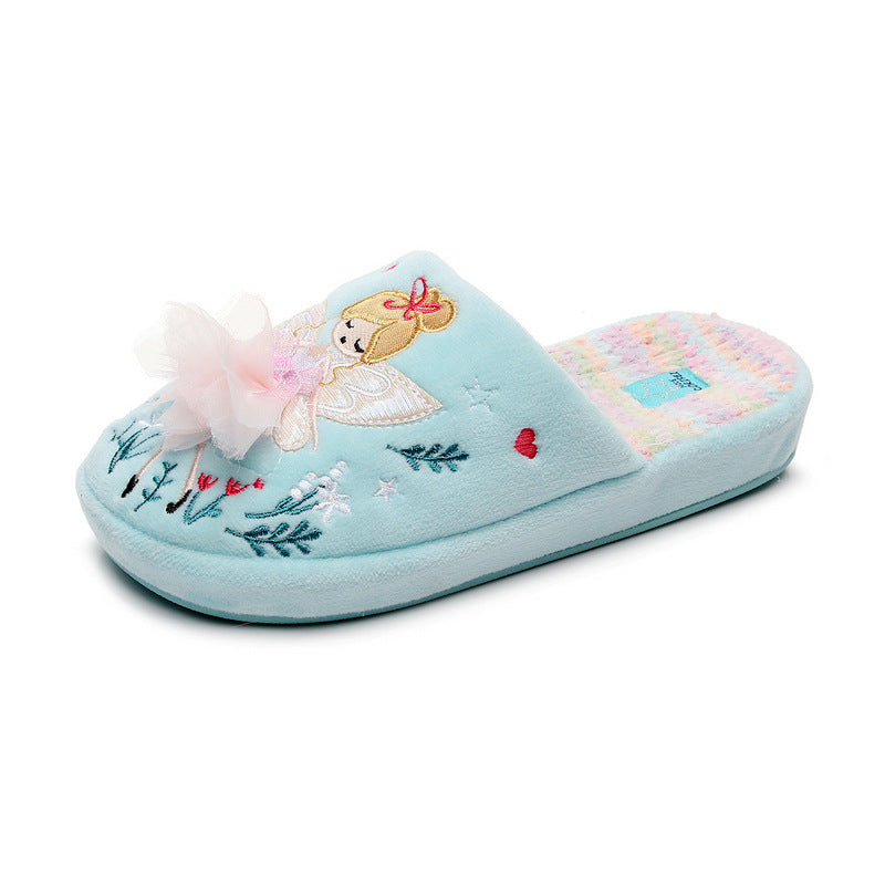 Children's Magical Fairy Closed-Toe Home Slippers