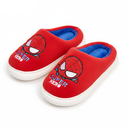 Marvel Spider-Man Kids Indoor Plush Slippers