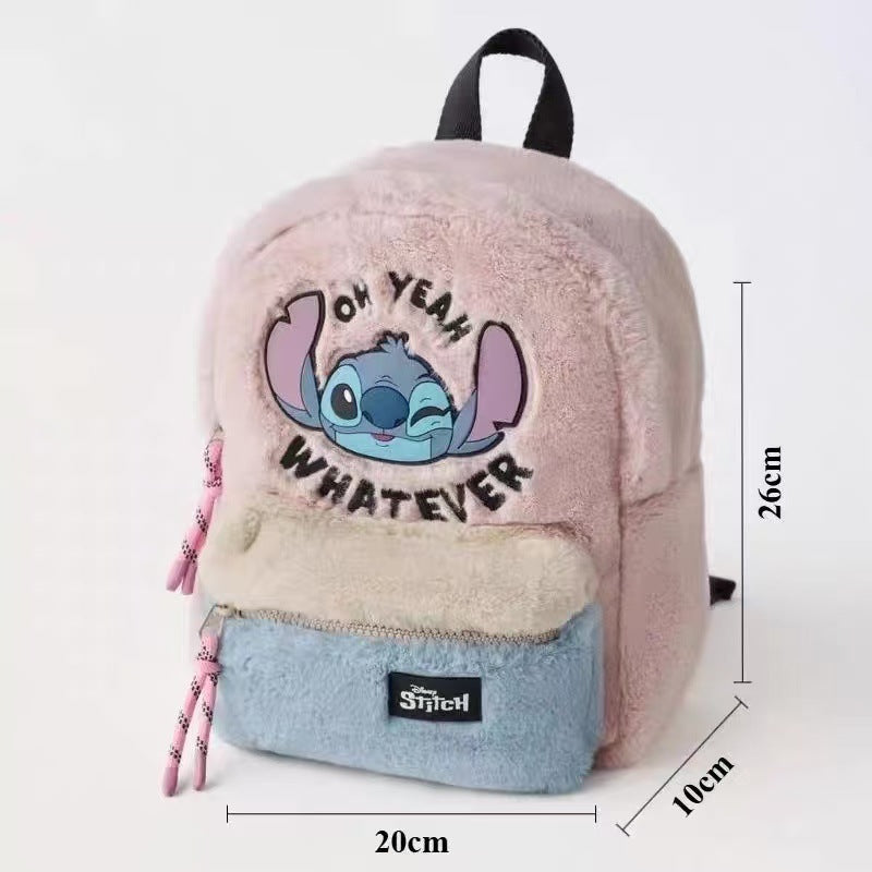 Stitch "Oh Yeah Whatever" Plush Mini Backpack