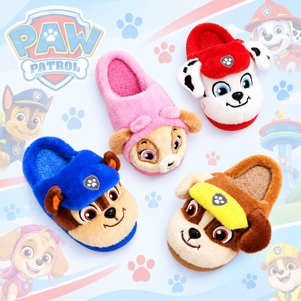PAW Patrol Kids 3D Plush Character Slippers