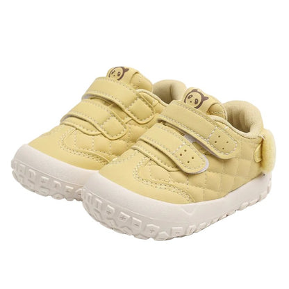 Children's Floppy-Ear Quilted Shoes - Yellow