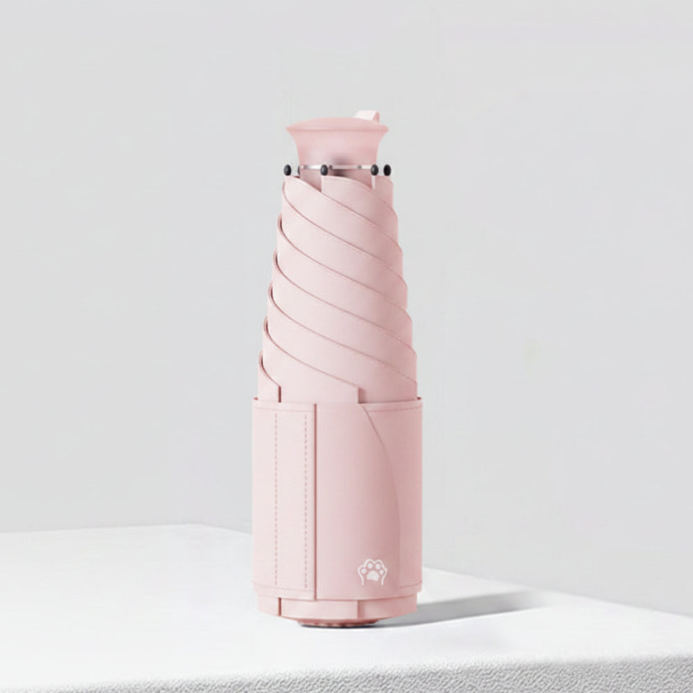 UPF50+ Microscopic Handle Compact Folding Umbrella
