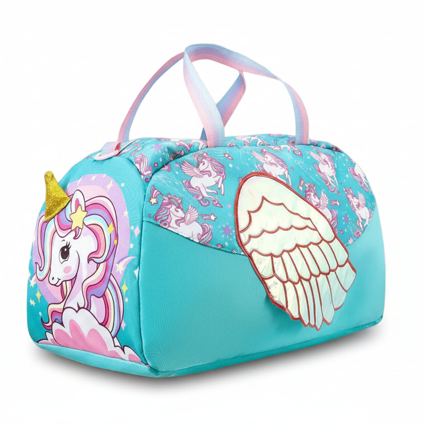 Large Pixie Pack Girls Duffel Bag - Unicorn