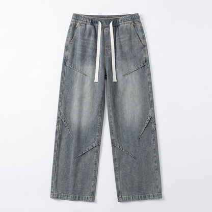 Men's Distressed Streetwear Baggy Jeans