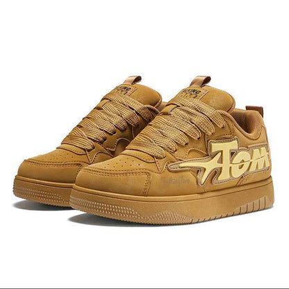 TALKING TOM | Suede Sports Board Shoes - Brown