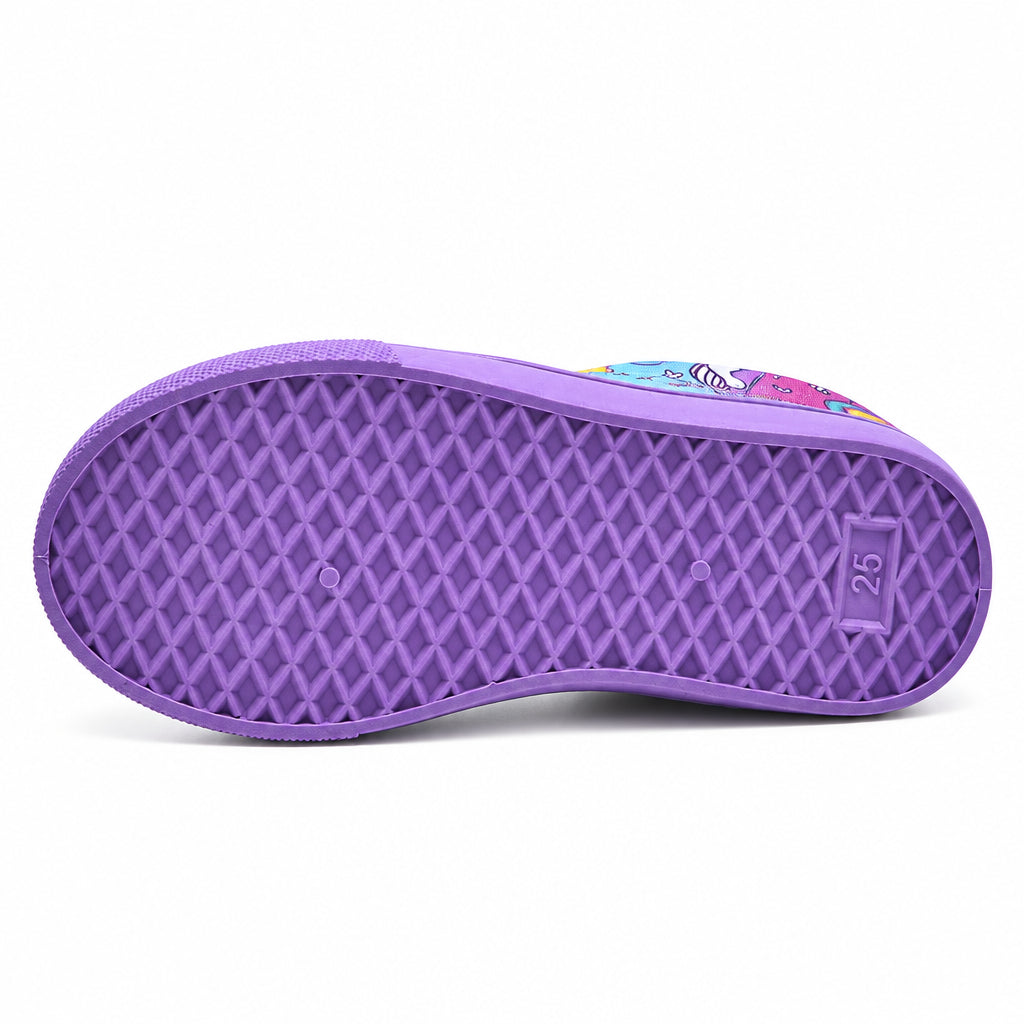 Disney Princess Ariel Girls' Slip-On Canvas Shoes