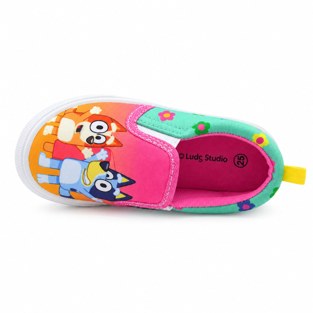 Kids' Bluey & Bingo Slip-On Canvas Sneakers