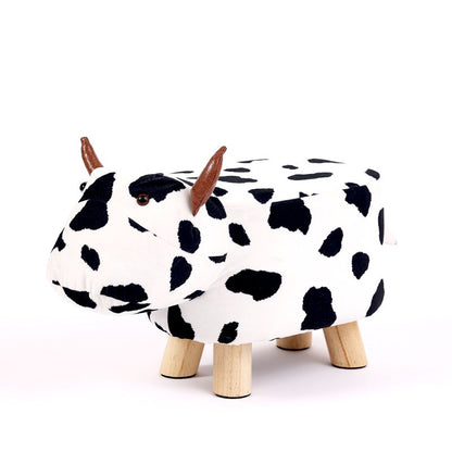 Cow Animal Children's Ottoman Footstool