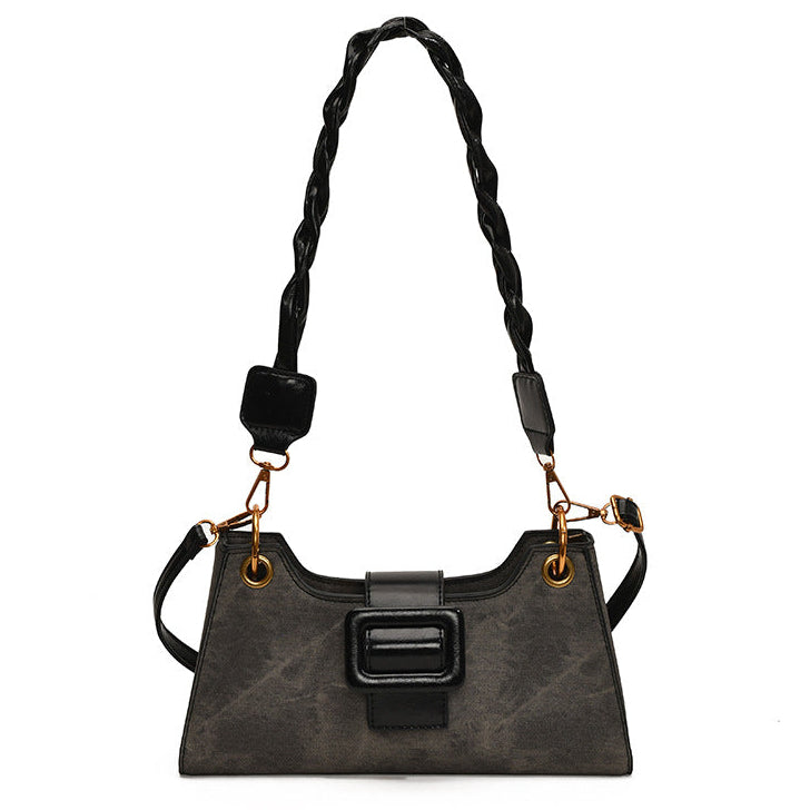 Buckle Retro Shoulder Bag