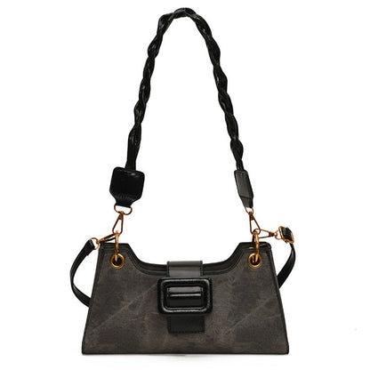 Buckle Retro Shoulder Bag