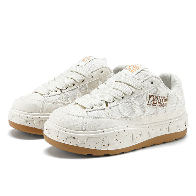 Sesame Street | Men's Plaid Chunky Casual Sneakers