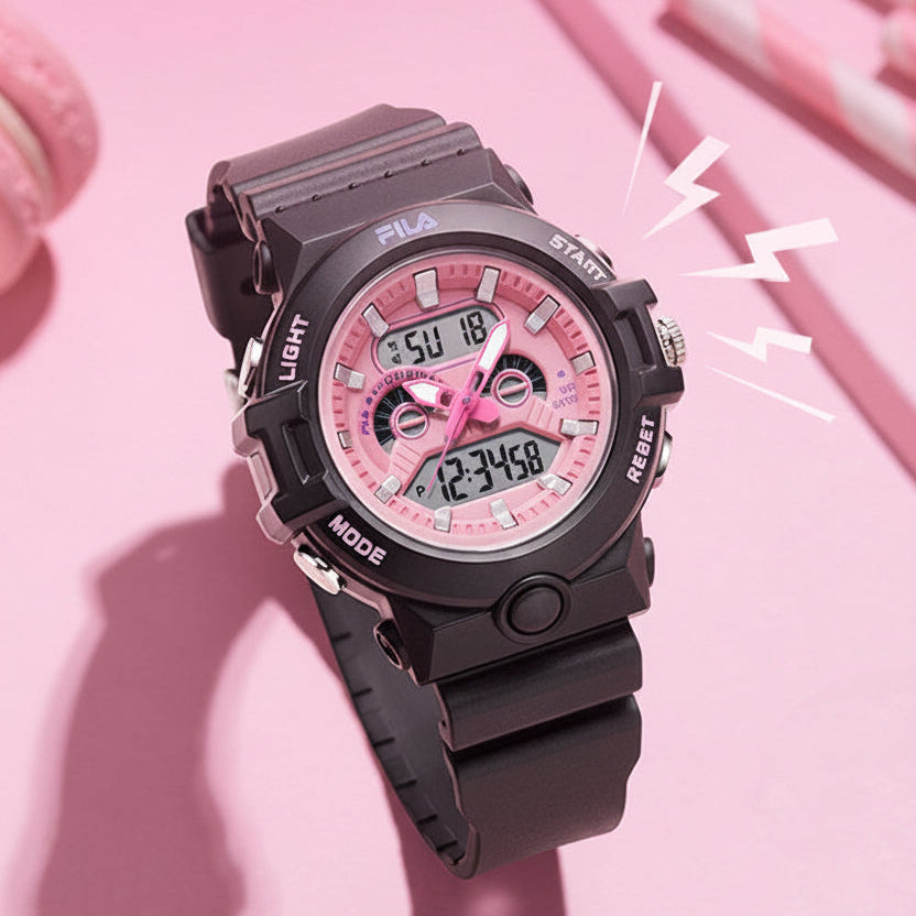 FILA Digital/Analog Sports Wristwatch for Girls