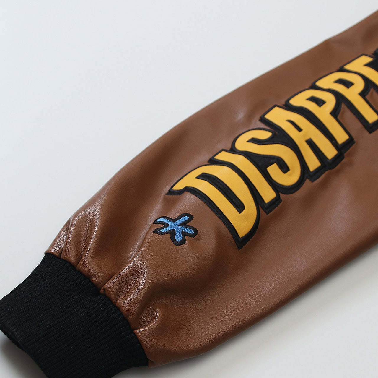 Snoopy "Disappear" PU Leather Varsity Jacket