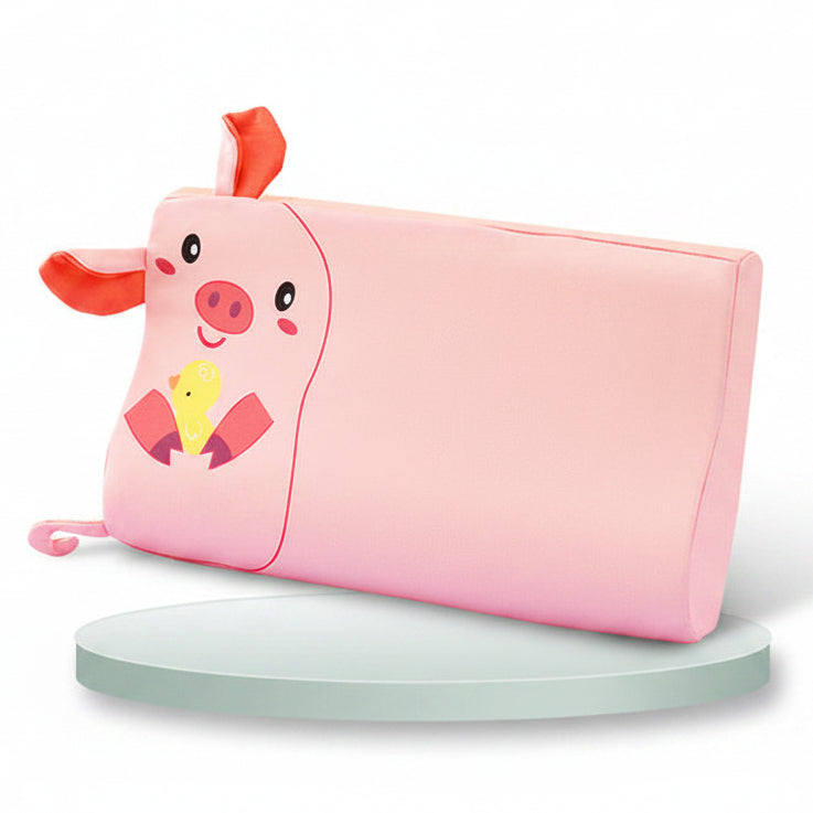 Children's Cartoons Ergonomic Contoured Slow Rebound Memory Foam Pillow