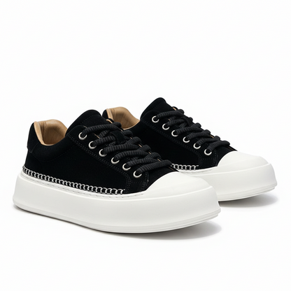 Men's Vibe Suede Casual Shoes - Black
