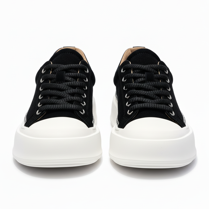 Men's Vibe Suede Casual Shoes - Black