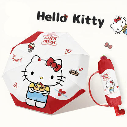 Hello Kitty Red Folding Boot Umbrella