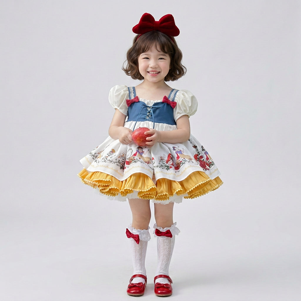 Snow White-inspired Lolita Dress