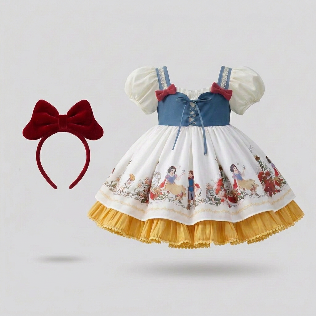 Snow White-inspired Lolita Dress