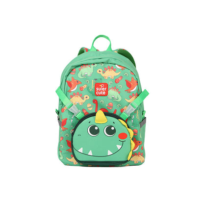 Supercute 2-in-1 Dino-Mite Kids Backpack with Detachable Crossbody Bag