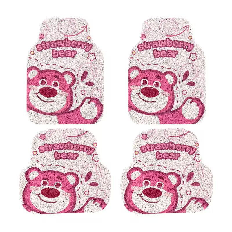 Cute Lotso Bear Universal Non-Slip Car Floor Mats
