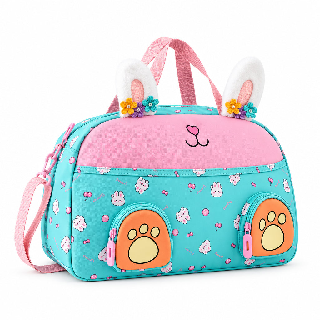 Kids Medium Pixie Pack Adorable 3D Travel Duffle Bags