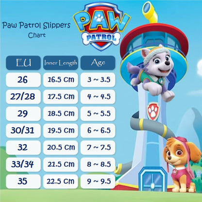 PAW Patrol Kids 3D Plush Character Slippers