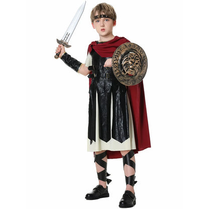 Children Ancient Greece Roman Spartan Warrior/Knight Costumes