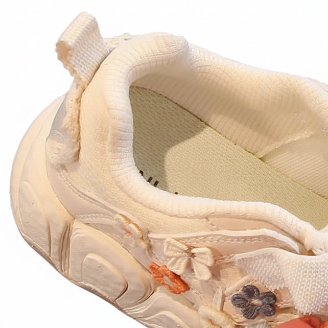 Girls Floral Pattern Shoes/Sneakers