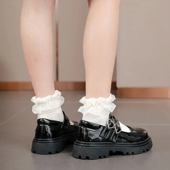 Girls Soft Bottom Princess Leather Shoes