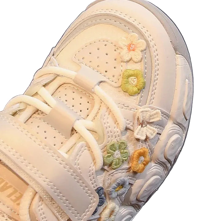 Girls Floral Pattern Shoes/Sneakers
