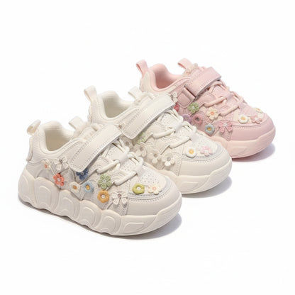 Girls Floral Pattern Shoes/Sneakers