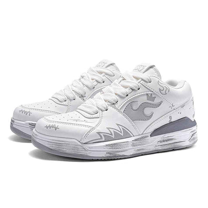 TALKING TOM | "Flame" Scuffed Sneakers